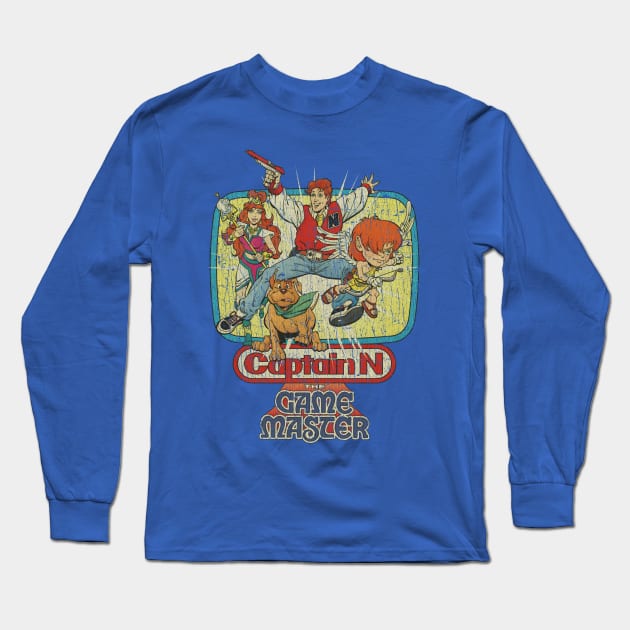 Captain N: The Game Master 1989 Long Sleeve T-Shirt by JCD666